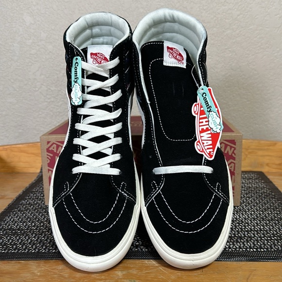 Vans Comfycush Sk8 Hi Fatal floral black men’s size 10.5 lightweight - Picture 3 of 9